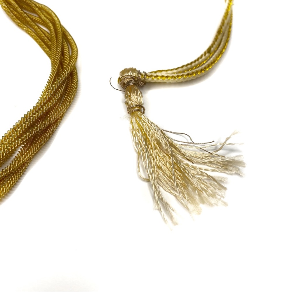 Multi Colored Gold Rope Necklace - Picture 3 of 8